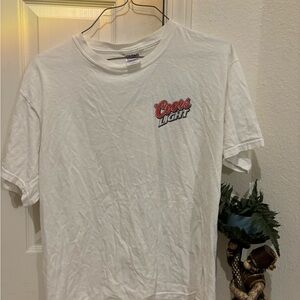 Gildan White Coors Light Graphic Tee